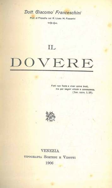 Il dovere