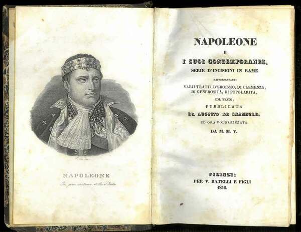 Napoleone e i suoi contemporanei. Serie di incisioni in rame …