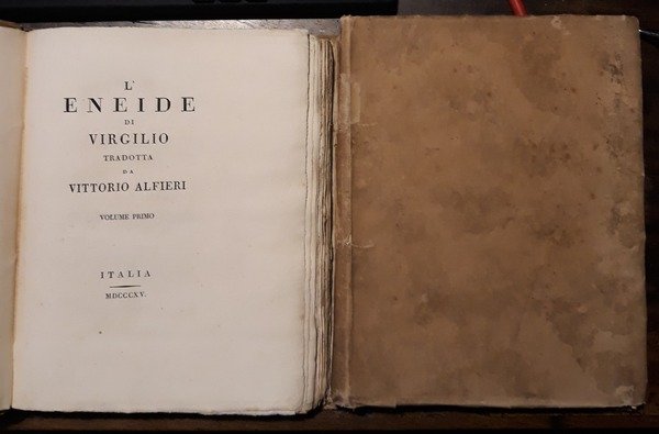 L'Eneide di Virgilio tradotta da Vittorio Alfieri