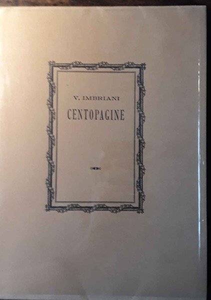 Centopagine. Quattro incisioni di Giuseppe De Nittis. Prefazione di Giovanni Pugliese Carratelli.