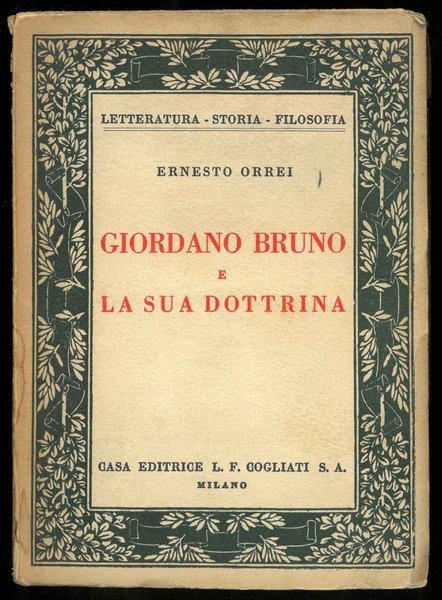 Giordano Bruno e la sua dottrina.