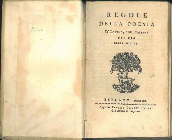 Regole della poesia si latina, che italiana per uso delle …