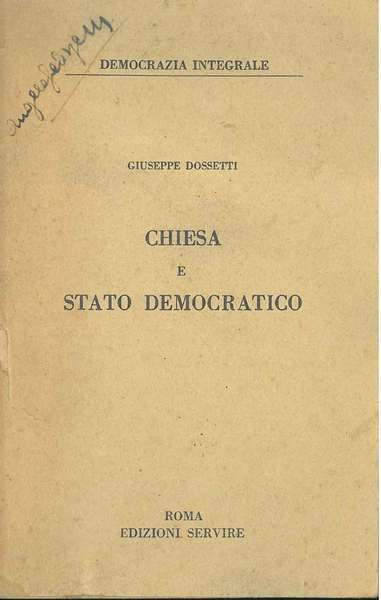 Chiesa e stato democratico