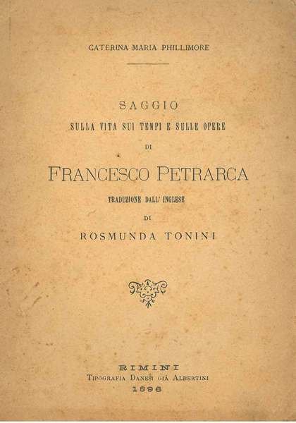 Saggio sulla vita sui tempi e sulle opere di Francesco …