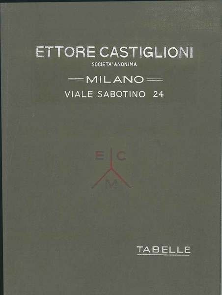 Ettore Castiglioni. Società Anonima. Laminatoio, trafileria e corderia rame. Fabbrica …