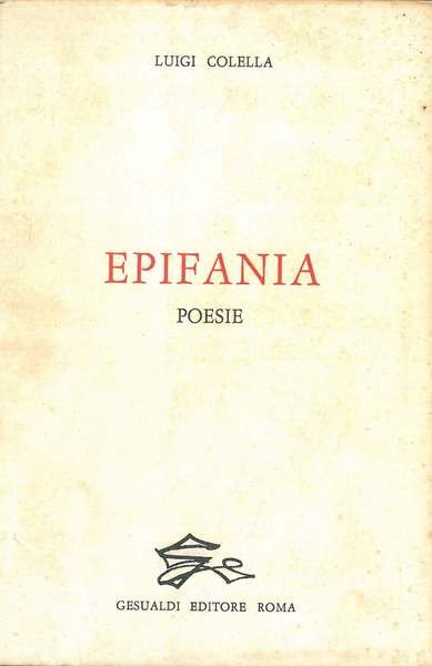 Epifania. Poesie