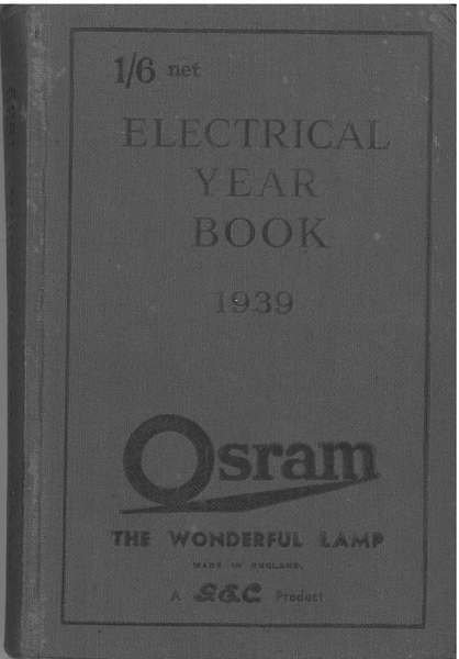 The electrical year book 1939. A collection of electrical engineering …