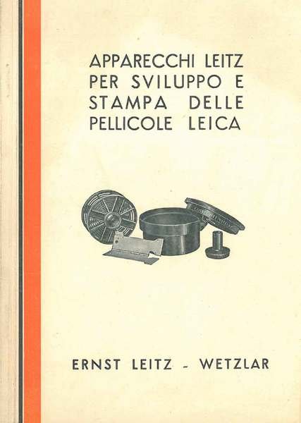 Apparecchi Leitz per lo sviluppo e stampa delle pellicole Leica