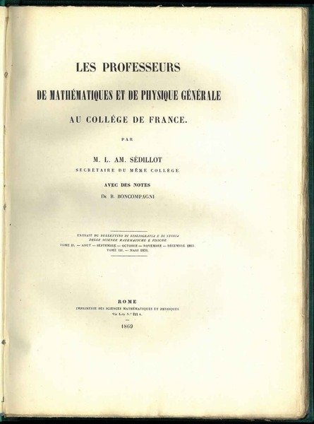 Les Professeures de Mathématiques et de Physique Générale au Collége …