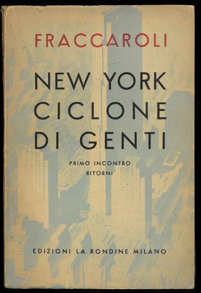 New York ciclone di genti.