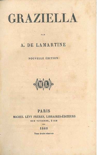 Graziella. Nouvelle Edition