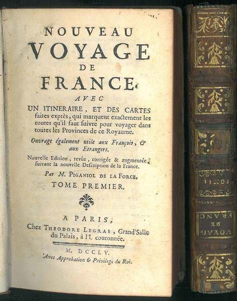 Nouveau voyage de France avec un itineraire, et des cartes …