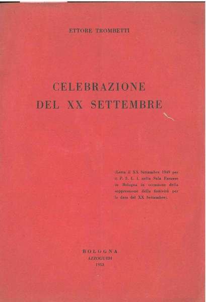 Celebrazione del XX settembre