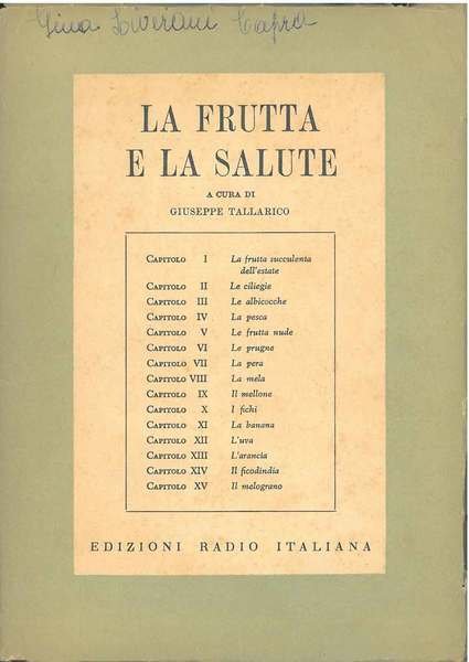 La frutta e la salute