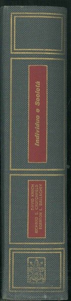 Individuo e società. Manuale di psicologia sociale. Edizione italiana cura …