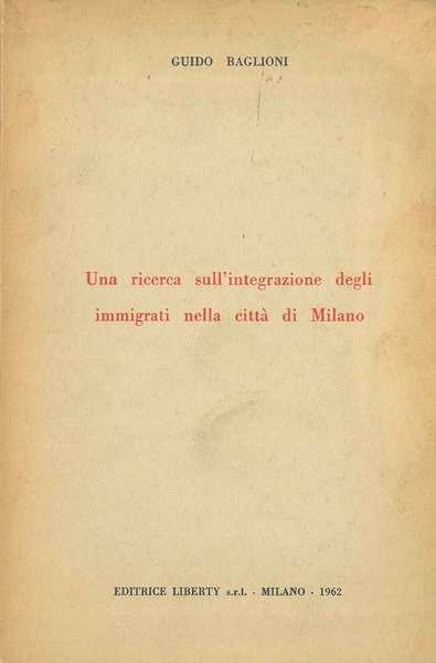 Una ricerca sull'integrazione degli immigrati nella città di Milano