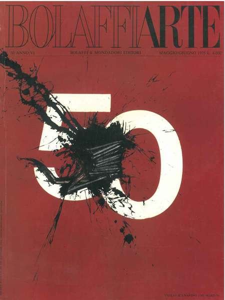 Bolaffiarte n. 50. Emilio Scanavino. Riproduzione fotolitografica (in 5 colori offset) espressamente eseguita il n. 50 di Bolaffiarte in 5000 esemplari. (Il nostro non numerato e non firmato)