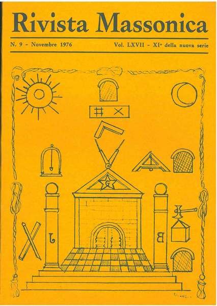 Rivista Massonica n.9, novembre 1976