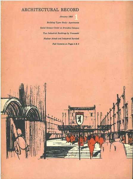 Architectural Record. January 1962, n. 1. Tema: Building Types Study …