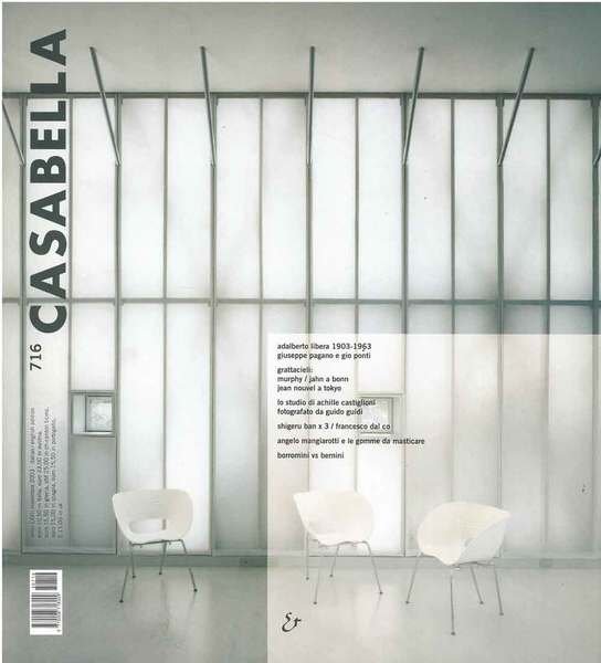 Casabella Rivista internazionale di architettura; International Architectural Review, Novembre 2003, …