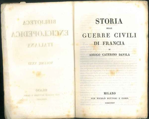 Storia delle guerre civili di Francia.