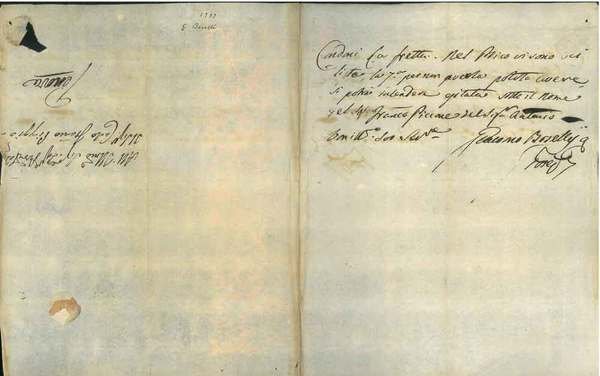 Foglio piegato, senza data