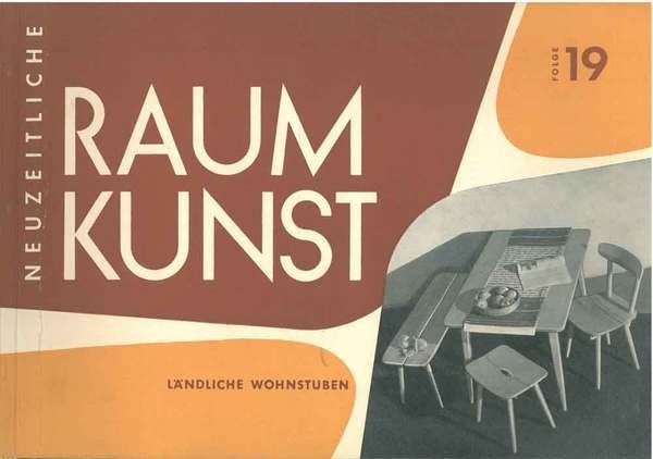 Neuzeitliche Raumkunst. Landliche Wohnstuben n. 19