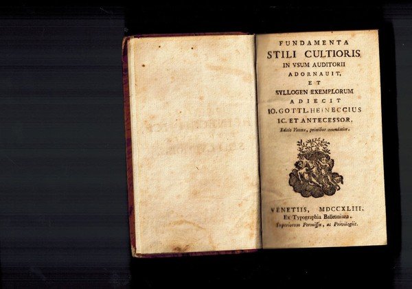 Fundamenta stili cultioris in usum auditorii adornavit, et syllogen exemplorum …