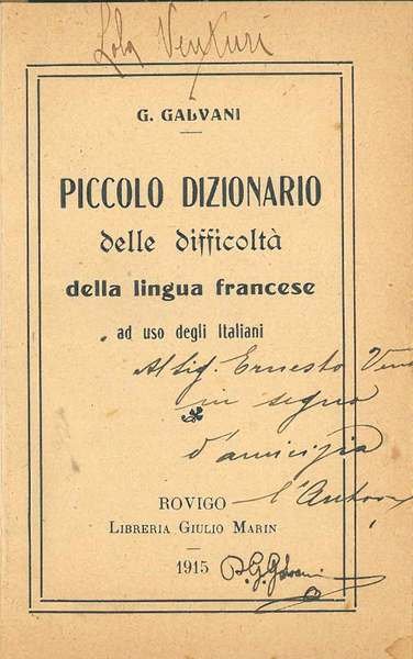 Piccolo dizionario delle difficoltà della lingua francese ad uso degli …