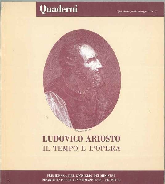 Ludovico Ariosto. Il tempo e l'opera