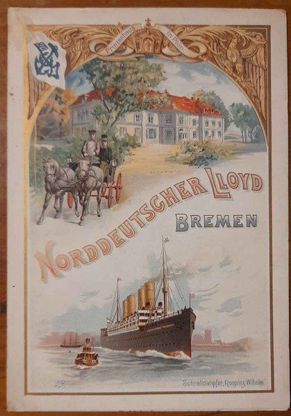 Norddeutscher Lloyd Bremen. Dampfer Kronprinz Wilhelm. Freitag der 19. December …