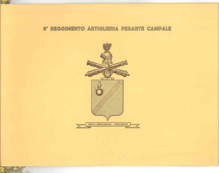 6° reggimento artiglieria pesante campale, calendario 1955