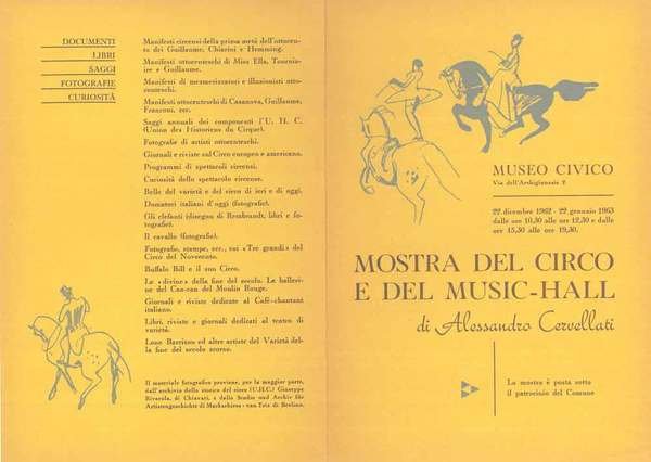 Mostra del circo e del music-hall di Alessandro Cervellati
