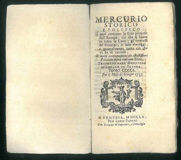 Mercurio storico e politico il quale contiene lo stato presente …