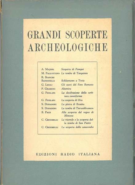 Grandi scoperte archeologiche