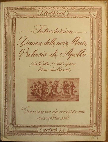 Introduzione, Danza delle 9 muse, Orchesis di Apollo. (dall'atto I …