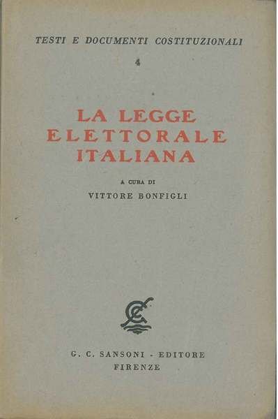 La legge elettorale italiana