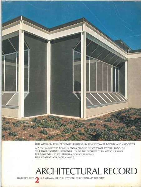 Architectural Record, n. 2, February 1972. Building Types study: Suburban …