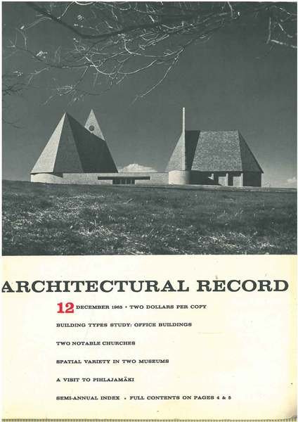 Architectural Record, n. 12, December 1965. Building Types study: Office … | Immagine Gallery 1
