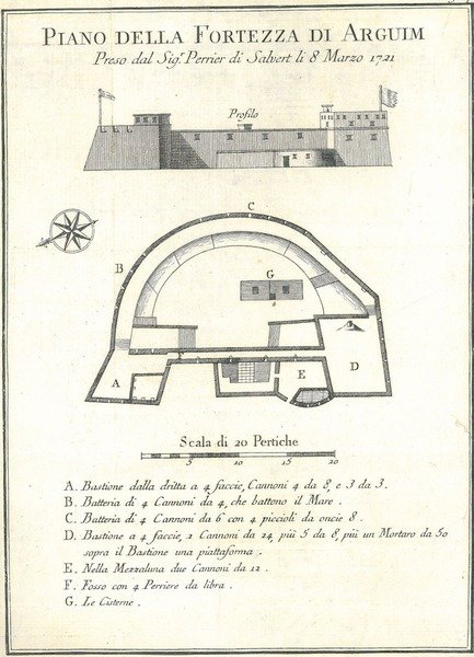 Piano della Fortezza di Arguin. Preso dal Sig. Perrier di …