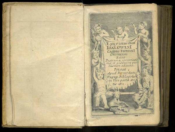 Epigrammatum Ioan. Oweni cambro britanni oxoniensis. Editio Postrema, correctissima, et …