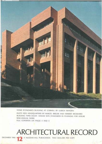 Architectural Record, n.12, December 1968. Building types study: Hawaii sets … | Immagine Gallery 1