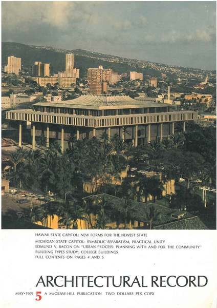 Architectural Record N. 5, May 1969. Building types study: College … | Immagine Gallery 1