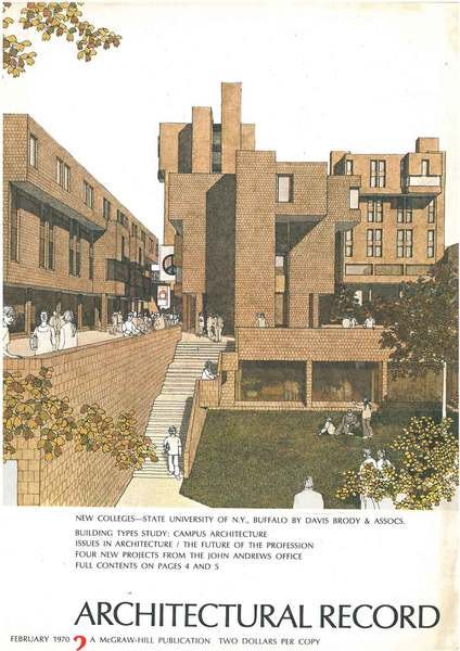 Architectural Record N. 2, February 1970. Building types study: Campus … | Immagine Gallery 1