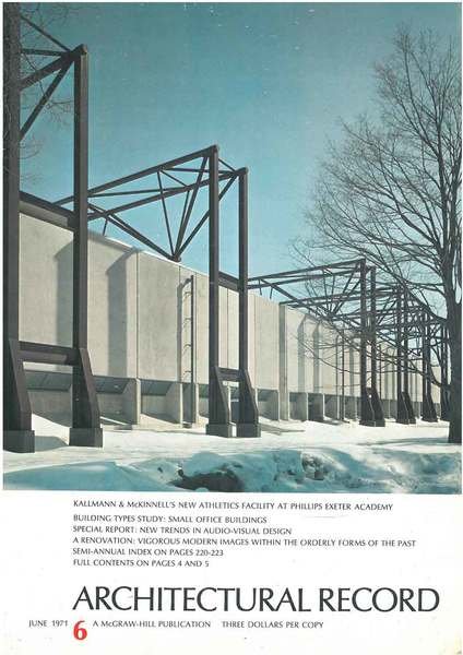 Architectural Record N. 6, June 1971. Building types study: Small … | Immagine Gallery 1