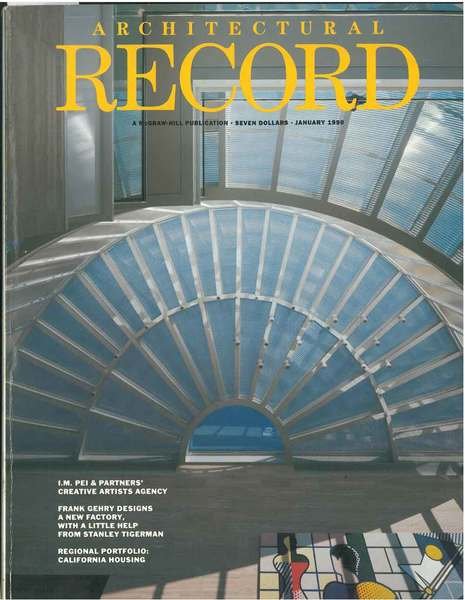 Architectural Record N.1 January 1990. Building Types Study: Religious Buildings | Immagine Gallery 1
