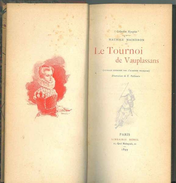 Le tournoi de Vauplassans Illustrations de Vulliemin