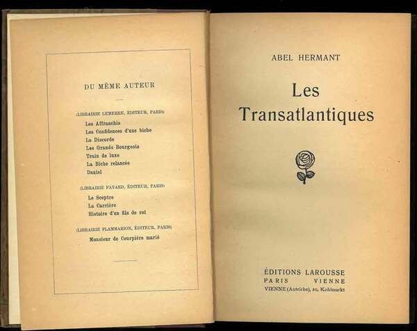 Les Transatlantiques.