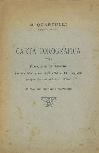 Carta corografica della provincia di Salerno per uso delle scuole, …