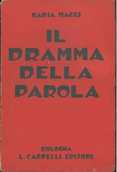 Il dramma della parola